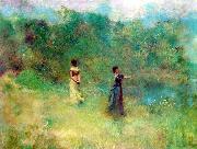 Thomas Dewing Summer oil painting artist